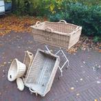 Mand , wasmand brocante voor sinterklaas, kerst, Ophalen