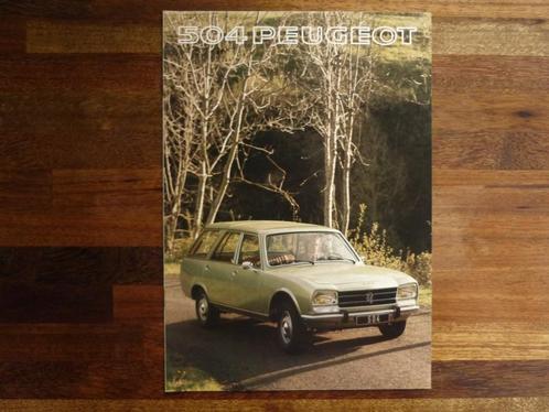 Peugeot 504 Break-Familiale (1977), Boeken, Auto's | Folders en Tijdschriften, Nieuw, Peugeot, Verzenden