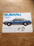 Autofolder/Brochure      Subaru   XT   Turbo   4 x 4      NL, Nieuw, Overige merken, Ophalen of Verzenden