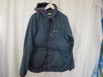 blauwe half soft shell half dons en veren jas mt L Columbia beschikbaar voor biedingen