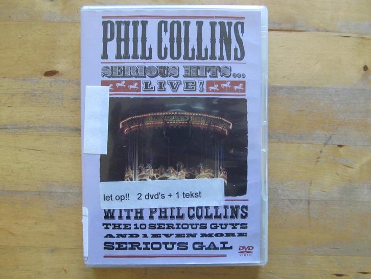 2DVD Phil Collins Serious hits live in Berlin, Cd's en Dvd's, Dvd's | Muziek en Concerten, Gebruikt, Muziek en Concerten, Alle leeftijden