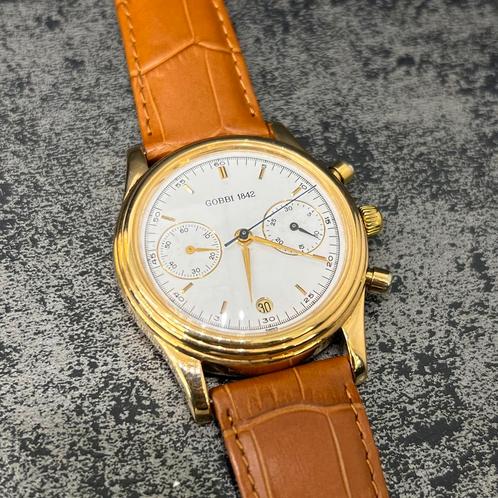 18k heren horloge Gobbi 1842 massief, Sieraden, Tassen en Uiterlijk, Armbanden, Nieuw, Goud, Ophalen of Verzenden