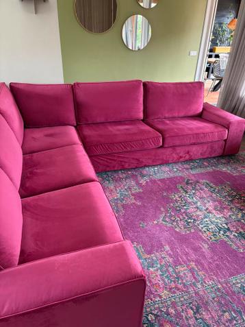 IKEA Kivik 5-zitsbank met fuchsia hoes - afbeelding 3