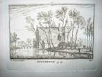 194 / Oosterwijk het Huis Kopergravure 1737, Antiek en Kunst, Kunst | Etsen en Gravures, Ophalen of Verzenden
