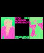 Tickets KI/KI B2B Marlon Hoffstadt 10 augustus, Tickets en Kaartjes, Concerten | Pop, Twee personen, Augustus