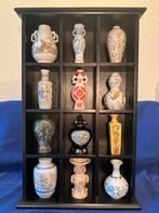12 Franklin Mint miniatuurvaasjes. Japans porselein., Ophalen of Verzenden, Zo goed als nieuw, Porselein, Overige typen