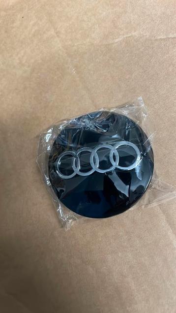Audi naafdoppen zwart zilver 68 mm 4 stuks nieuw beschikbaar voor biedingen