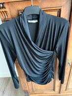 Zara top stretch rimpel detail zijkant S, Kleding | Dames, Tops, Ophalen of Verzenden, Zo goed als nieuw, Lange mouw, Maat 36 (S)