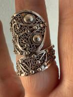 Q183/Geote Fillegrain Slang ring 17, Overige materialen, Gebruikt, Verzenden, X