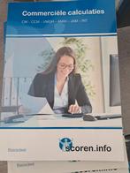 Commerciële Calculaties - Basisdeel, Onbekend, Ophalen of Verzenden, Zo goed als nieuw, MBO