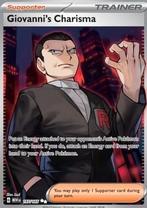 GIOVANNI'S CHARISMA 197/165 - MEW 151, Hobby en Vrije tijd, Verzamelkaartspellen | Pokémon, Ophalen of Verzenden, Nieuw, Losse kaart