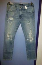 Abercrombie & Fitch ripped blue jeans skinny fit 33 nr 30612