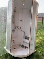Polyester Stoomcabine met Stalen Onderstel - 1x2.1m, Ophalen, Gebruikt, Met douche