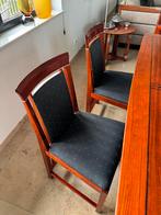 Schuitema eetkamer stoelen, Huis en Inrichting, Ophalen, Hout, Gebruikt, Zwart