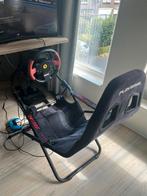 Playseat Challenge + T150 wheelbase + ferrari stuur + pedaal, Spelcomputers en Games, Spelcomputers | Sony PlayStation Consoles | Accessoires