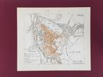 BREDA 1917 originele plattegrond ANWB, Nederland, Gelezen, Ophalen of Verzenden, 1800 tot 2000