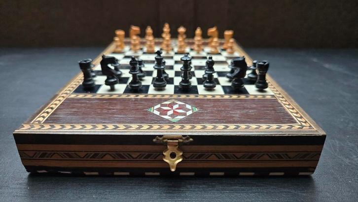 Schaakspel, Hobby en Vrije tijd, Gezelschapsspellen | Bordspellen, Gebruikt, Een of twee spelers, Reisspel, Ophalen of Verzenden