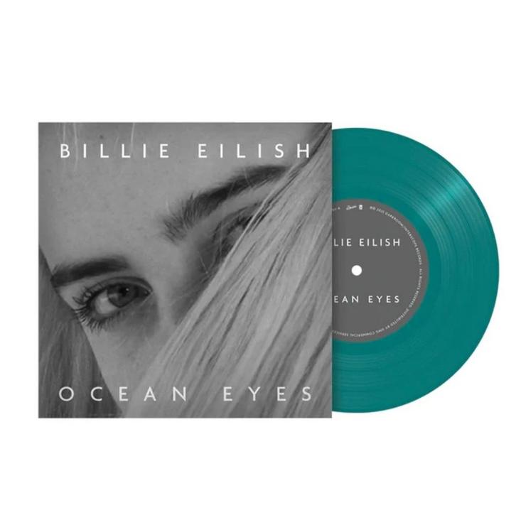 Billie Eilish - Ocean Eyes 7 Inch Vinyl (Turquoise) geseald, Cd's en Dvd's, Vinyl Singles, Nieuw in verpakking, Single, Pop, 7 inch