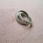 Buddha to Buddha ring Ben Dubbel 17, Sieraden, Tassen en Uiterlijk, Ringen, Ophalen, 17 tot 18, Dame of Heer, Zilver