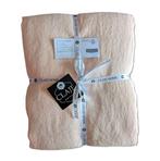 100% linnen dekbedovertrek 240x220 met slopen Beige/Zalm, Huis en Inrichting, Slaapkamer | Beddengoed, Beige, Dekbedovertrek, Ophalen of Verzenden