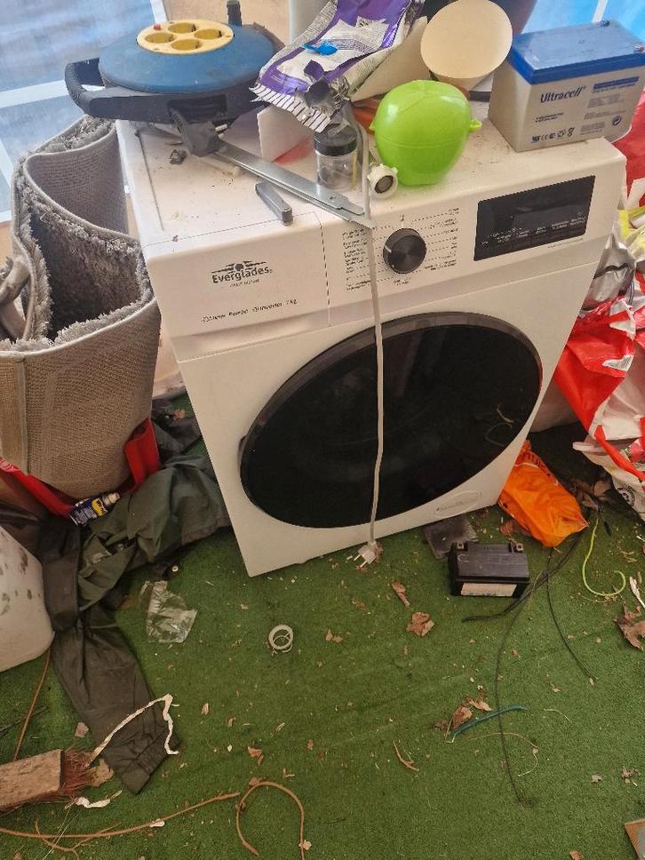 Everglade wasmachine, Witgoed en Apparatuur, Wasmachines, Zo goed als nieuw, Voorlader, 6 tot 8 kg, 90 tot 95 cm, 1200 tot 1600 toeren