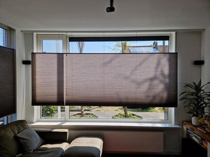 Plissegordijnen diverse maten, Huis en Inrichting, Stoffering | Gordijnen en Lamellen, Zo goed als nieuw, Ophalen of Verzenden