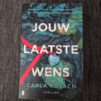 Jouw Laatste Wens - Carla Kovach, Boeken, Thrillers, Ophalen of Verzenden, Zo goed als nieuw, Carla Kovach, Europa overig