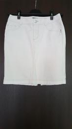 Esprit Collection Spijkerrok, Ophalen, Wit, Zo goed als nieuw, Knielengte