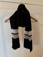 Mooie sjaal met patroon 35x182, Verzenden, Zo goed als nieuw, Maat 38/40 (M), Sjaal