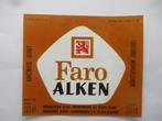 bieretiket Belgie 14-9 (4i)alken kronenbourg, Ophalen of Verzenden, Gebruikt, Overige typen, Overige merken