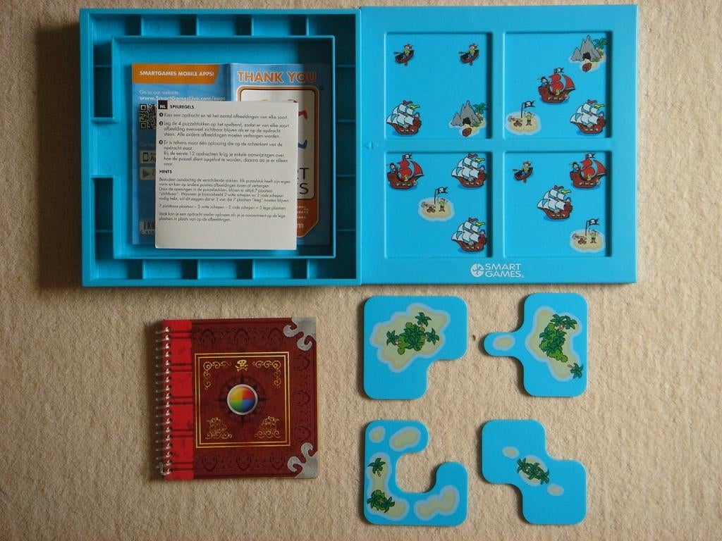 LEUK: Pirates Hide & Seek - Smart Games - Breinbreker, Ophalen, Minder dan 500 stukjes, Gebruikt, Rubik's of 3D-puzzel