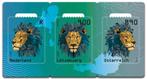 Cryptopostzegels NFT Leeuw Blauw Groen Zwart Niet geclaimd, Ophalen of Verzenden, Postfris