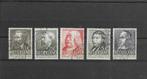 Nederland 1939, NVPH 318 t/m 322, Gestempeld., Verzenden, T/m 1940, Gestempeld
