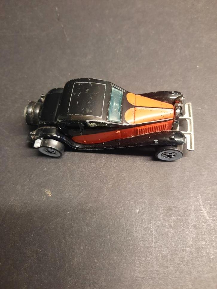 Vintage auto Hot Weels 37 Bugatti Mattel Inc. 1980 Malaysia, Hobby en Vrije tijd, Modelauto's | Overige schalen, Gebruikt, Auto