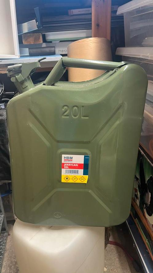 HBM Jerrycan 20L - 1 keer gebruikt, Auto diversen, Autogereedschap, Zo goed als nieuw, Ophalen of Verzenden