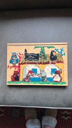 Fabeltjeskrant. Gebroeders Bever, houten puzzel, Ophalen of Verzenden, Gebruikt, 4 tot 6 jaar, Van hout