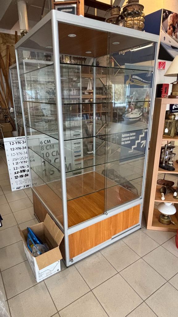 Vitrines, 2 soorten, Huis en Inrichting, Kasten | Vitrinekasten, Nieuw, Minder dan 100 cm, 50 tot 100 cm, 25 tot 50 cm, Met plank(en)