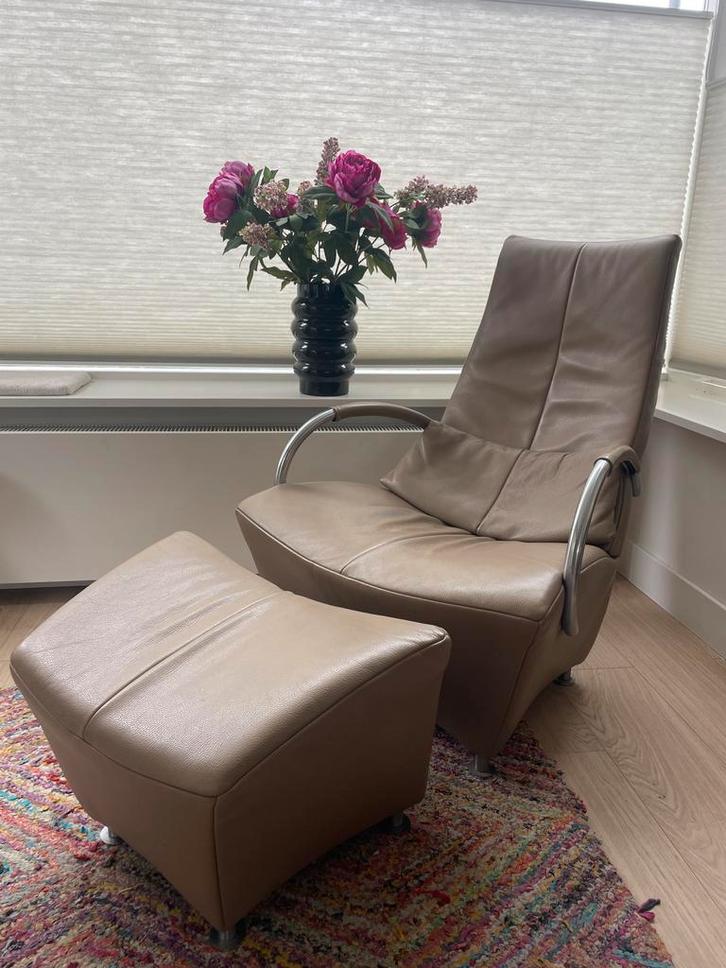 Relaxfauteuil Panda De Toekomst Sitting vision, Huis en Inrichting, Fauteuils, Gebruikt, Leer, 50 tot 75 cm, 75 tot 100 cm, Ophalen