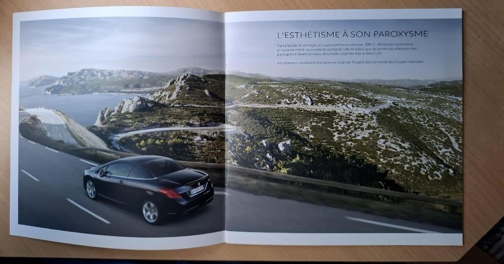 Peugeot 308 CC brochure (Frans), Verzenden, Nieuw, Peugeot