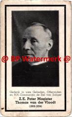 Vloodt van der Thomas 1869 Delfshaven 1934 Bolivia priester, Bidprentje, Ophalen of Verzenden