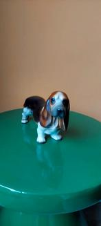 Vintage beeldje beeld Basset Hound hond, Ophalen of Verzenden, Zo goed als nieuw, Dier
