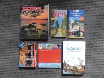 6 boeken over reizen naar Italie, Rivièra, Napels, Florence beschikbaar voor biedingen