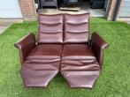 PROMINENT Wilson Frans Molenaar bruin leren relax bank, Huis en Inrichting, Fauteuils, Ophalen, Prominent, Geen, Pahest@hotmail.nl