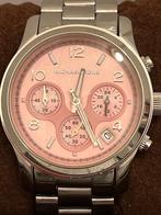 Michael Kors Runway MK-5198 Silver Pink, Overige merken, Staal, Gebruikt, Staal