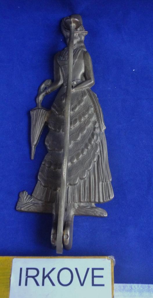 KOPER KLEDINGHAAK VICTORIAANS * Mooi Model *, Antiek en Kunst, Curiosa en Brocante, Verzenden