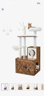 Krabpaal met ruimte voor kattenbak, Ophalen, Zo goed als nieuw, Krabpaal