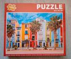 Legpuzzel 1000 stukjes - Kleurrijke Huizen, Ophalen of Verzenden, 500 t/m 1500 stukjes, Zo goed als nieuw, Legpuzzel