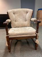 Antieke Luie Stoel met Houten Frame, Ophalen