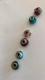 Pandora bedels 6 x, Sieraden, Tassen en Uiterlijk, Armbanden, Ophalen, Zo goed als nieuw, Zilver