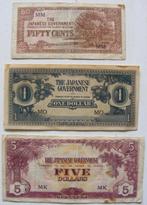 Malaya Japans Bezetingsgeld, Postzegels en Munten, Bankbiljetten | Azië, Verzenden, Zuidoost-Azië, Setje